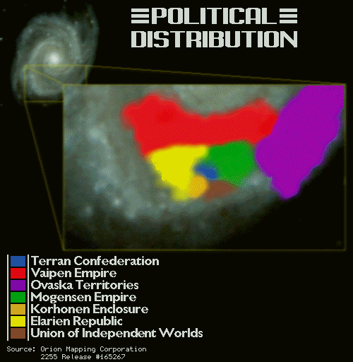 Political Distrubution Map